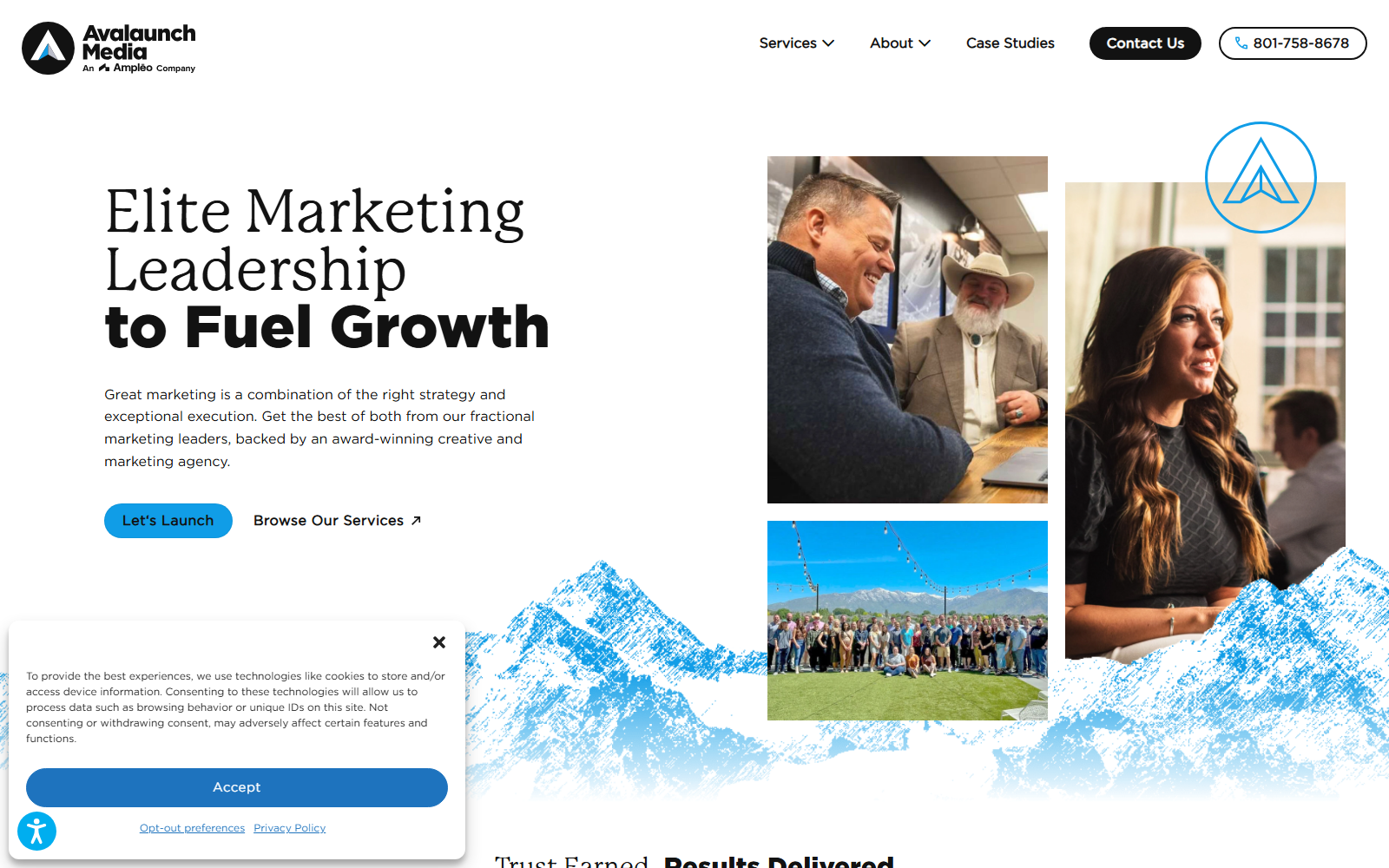 Avalaunch Media official website homepage