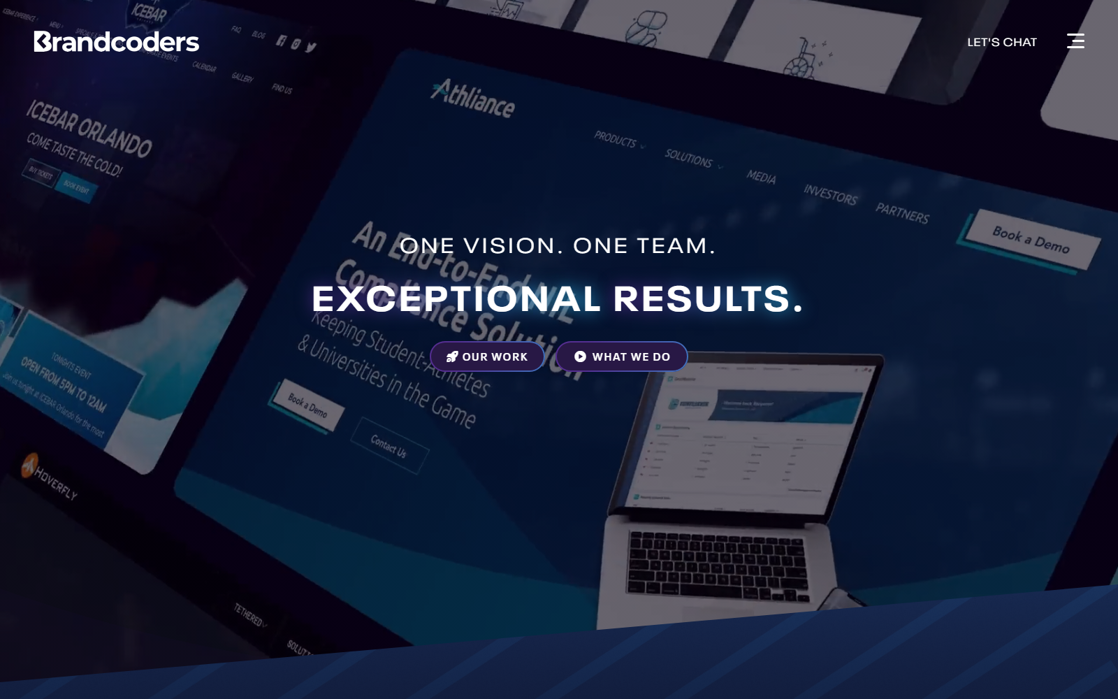 Brandcoders official website homepage
