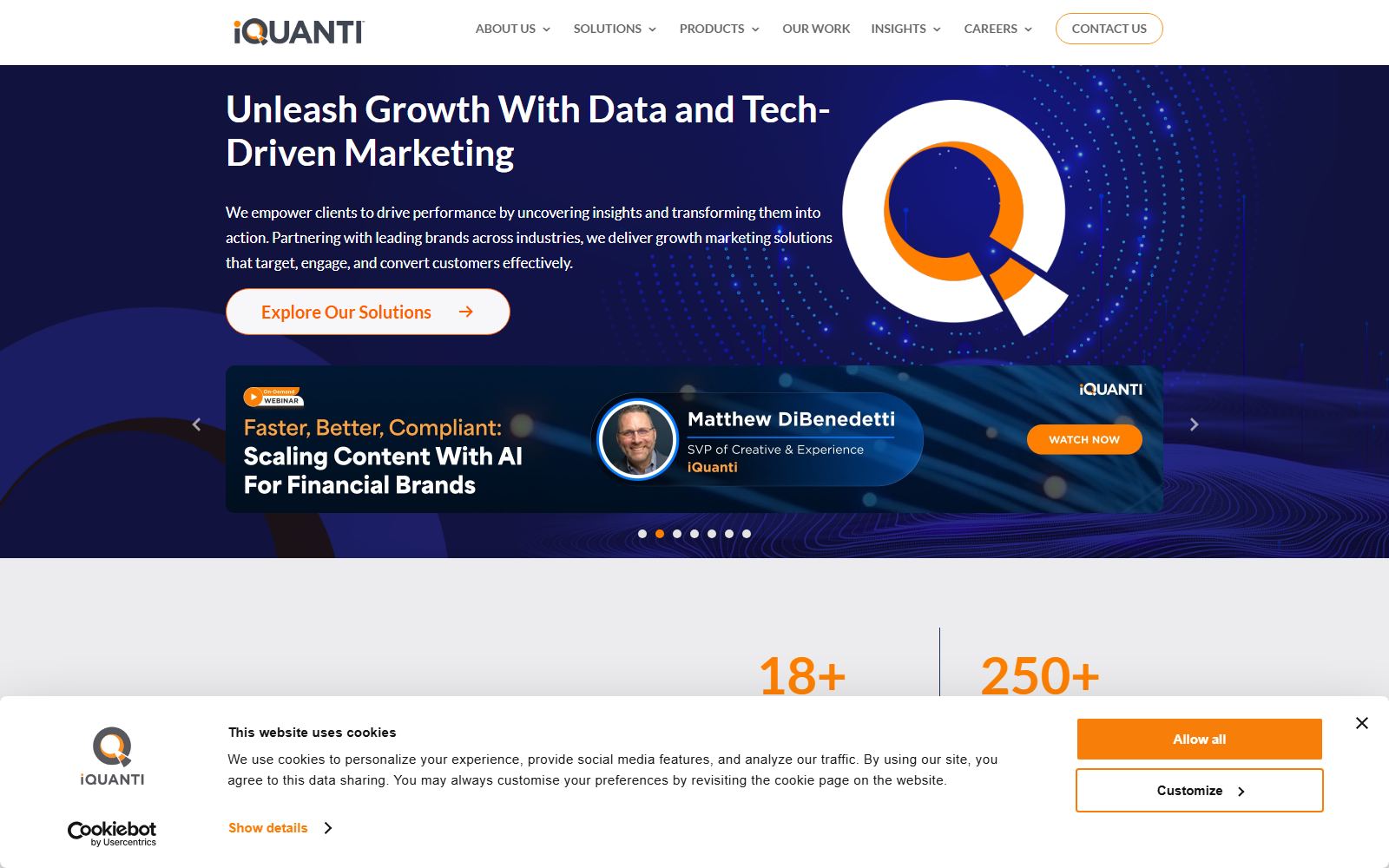 iQuanti, Inc. official website homepage