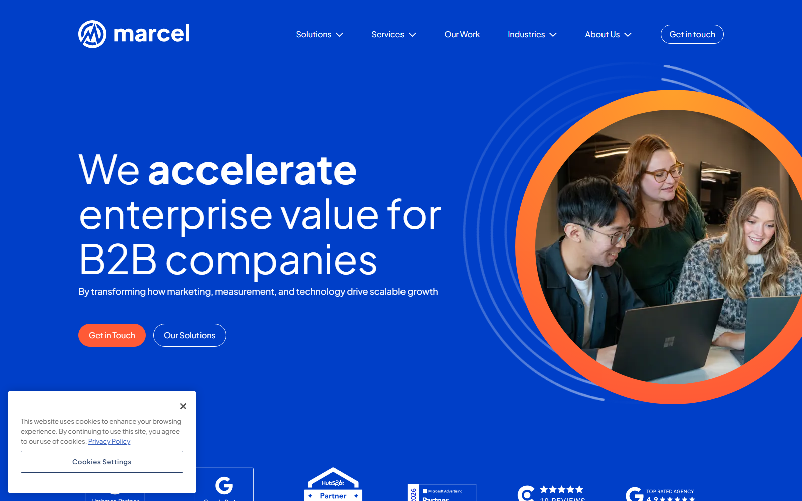 Marcel Digital official website homepage