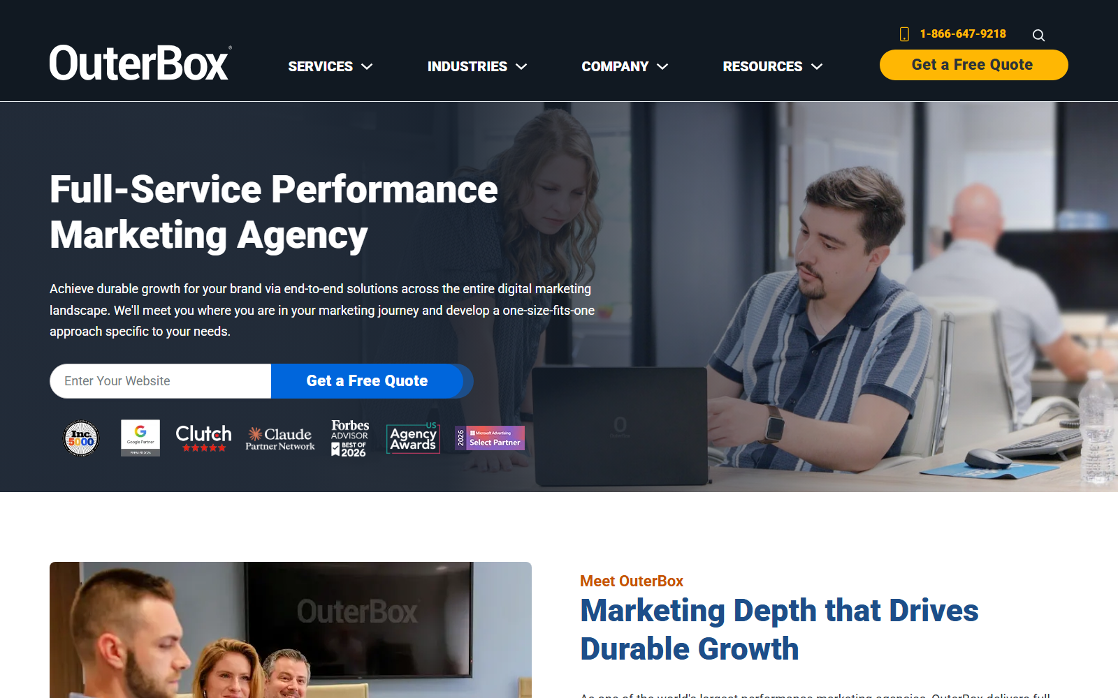 OuterBox official website homepage