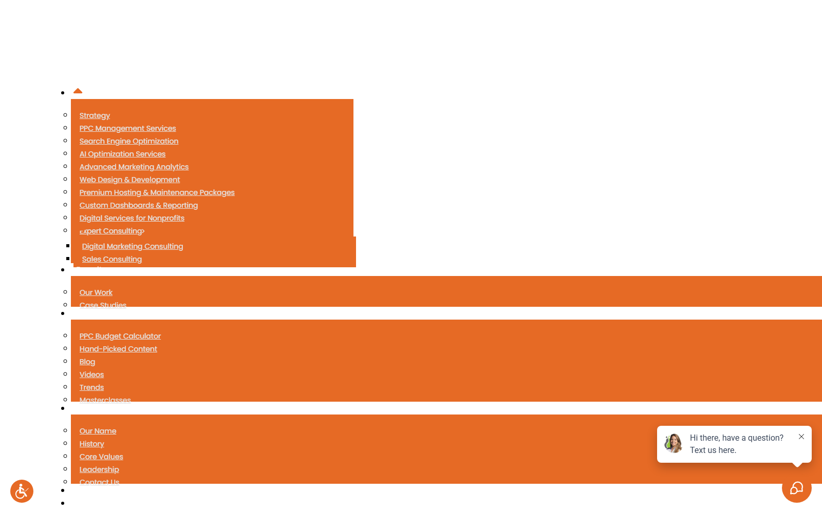 Pear Analytics official website homepage
