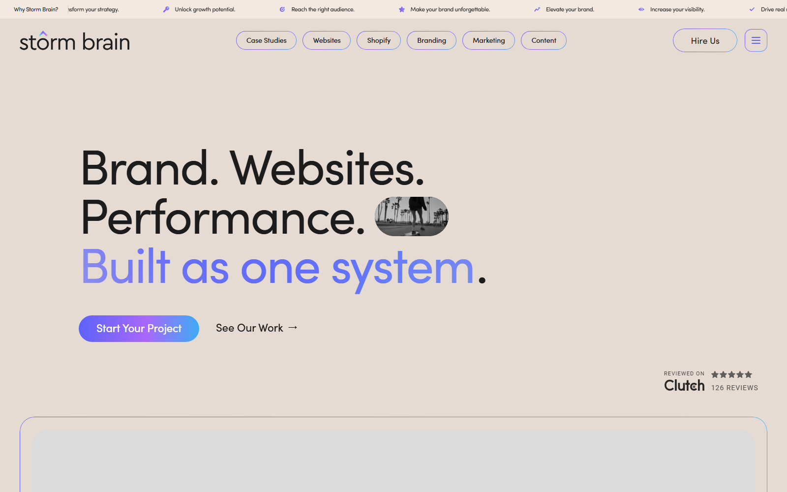 Storm Brain official website homepage